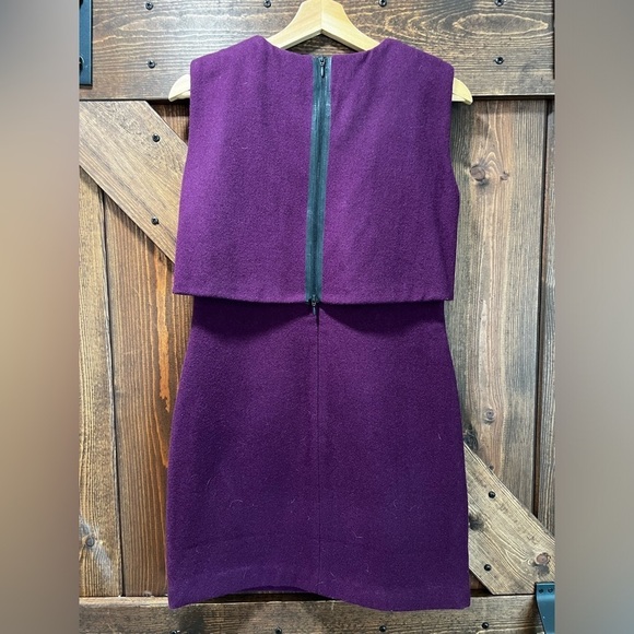 Kate Spade Saturday Purple Wool Shift Dress - Picture 3 of 3
